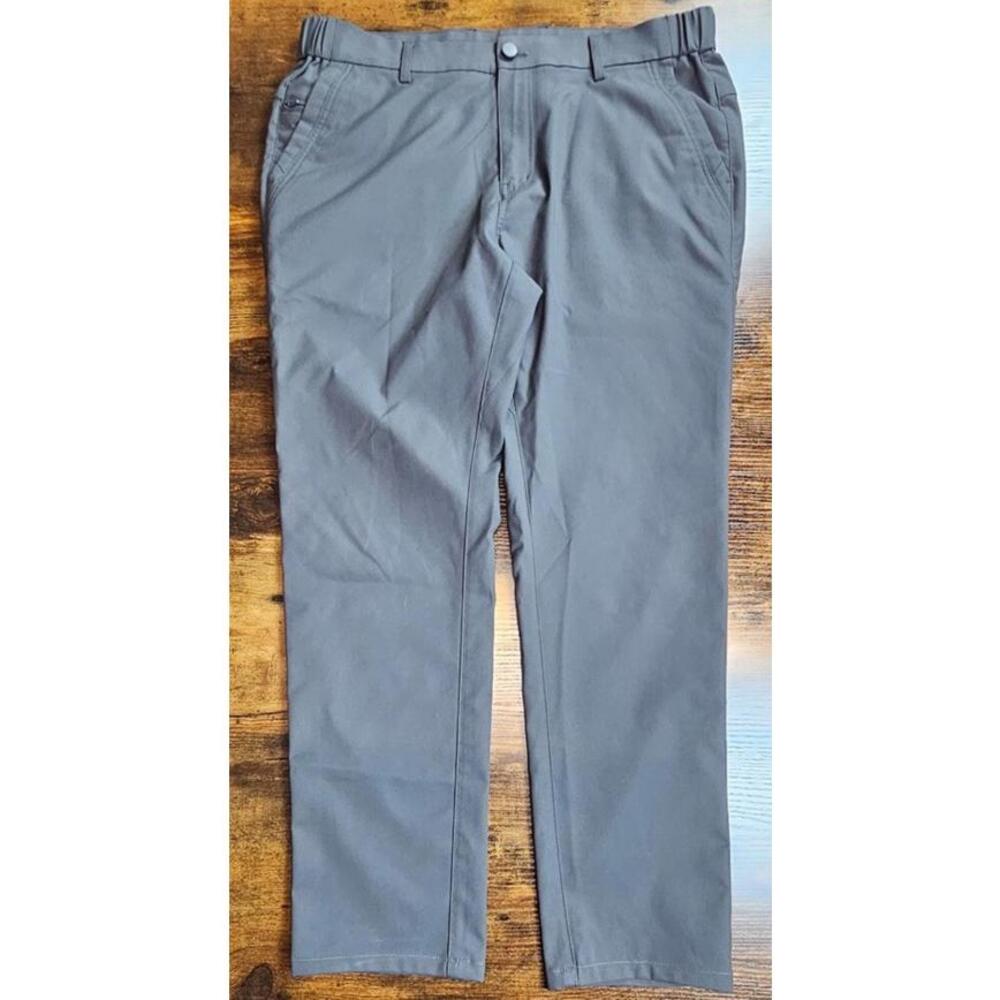 Jack Archer Men's Performance Golf Chino Pants Gray Size 33x26